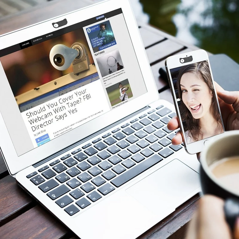 Веб-камера набор слайдер камера чехол для смартфона планшета Macbook Dell Hp ноутбук и все-в-одном настольный с прочной клейкой защитой