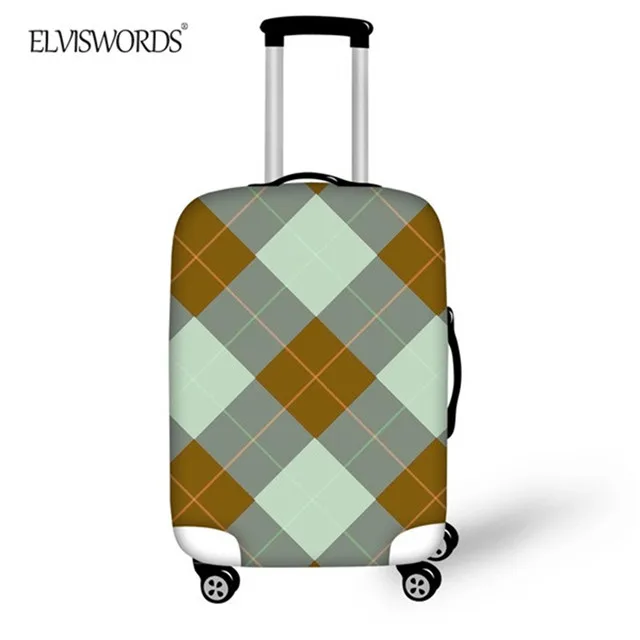 ELVISWORDS аксессуары для путешествий Чехлы для чемодана на колесиках защитный чехол для багажа эластичный Пылезащитный для 18-32 дюймов - Цвет: H6965
