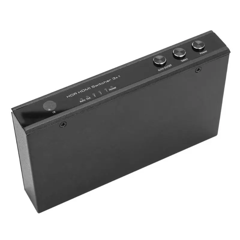 VK-S3 1080P HDMI коммутатор дистанционного управления 3 в 1 медиа-Сплиттер коробка практичная высокая производительность для Xbox PS3 спутникового ТВ