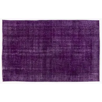 

Handmade Purple Vintage Overdyed Turkish Area Rug 170x270 Cm-5'7''X8'10''