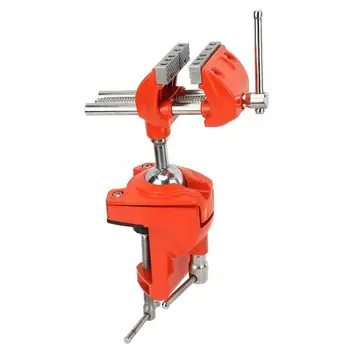 

Pipe Clamp Mini Rotating Clamp Vise Adjustable 70mm Jaw Width Vise Table Clamp for Workbench Woodwork Clamps Hardware