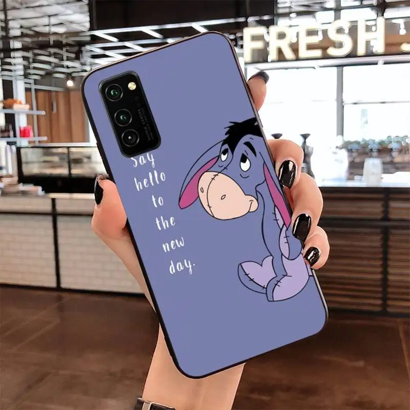 Cute Tigger Eeyore Black TPU Soft Rubber Phone Cover for Samsung S20 plus Ultra S6 S7 edge S8 S9 plus S10 5G lite 2020 Cute Tigger Eeyore Black TPU Soft Rubber Phone Cover for Samsung S20 plus Ultra S6 S7 edge S8 S9 plus S10 5G lite 2020