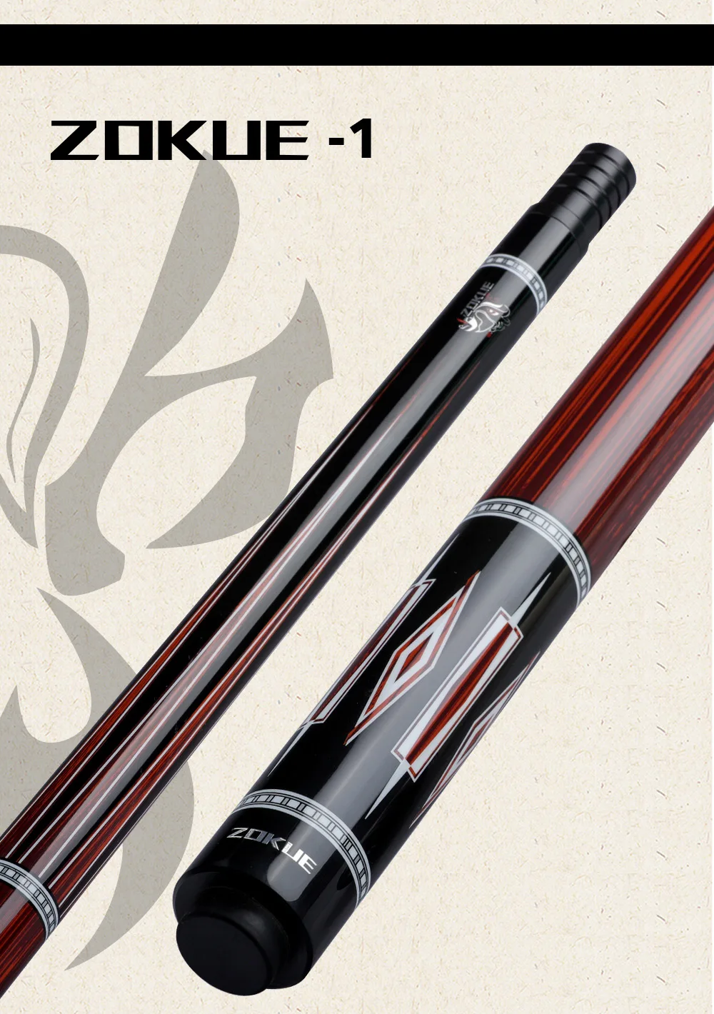 Zokue carom cue