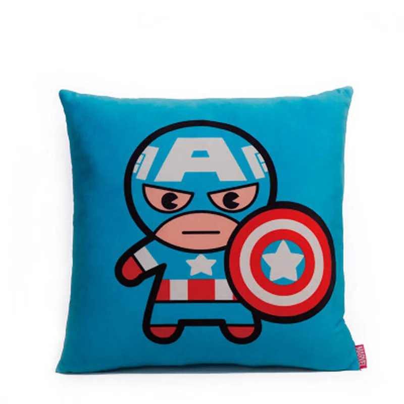 Disney Marvel плюшевая подушка Железный человек Человек-паук Капитан Америка гром Орел глаз супергерой серия Подушка подголовник - Цвет: 8