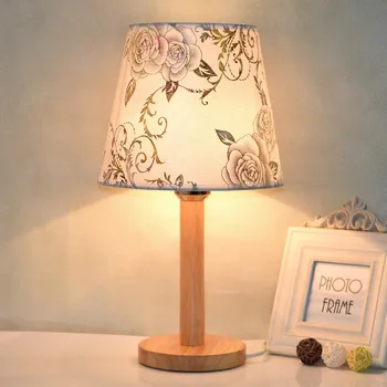 

Led Table Lamp For Bedroom Living Room Wood Bedside Lamp Art Deco Desk Lamp Christmas Decoration Home Lampe De Chevet De Chambre