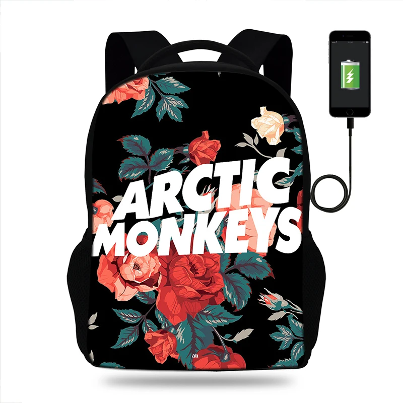 Arctic Monkeys mochila de banda de Rock para hombre y mujer, morral  informal para estudiantes, mochilas escolares para adolescentes, niñas y  niños, morral de viaje|Mochilas| - AliExpress
