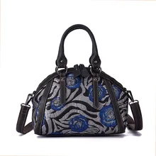 Новая ретро кожаная женская Баотоу кожаная модная Litchi сумка с узором сумка на плечо