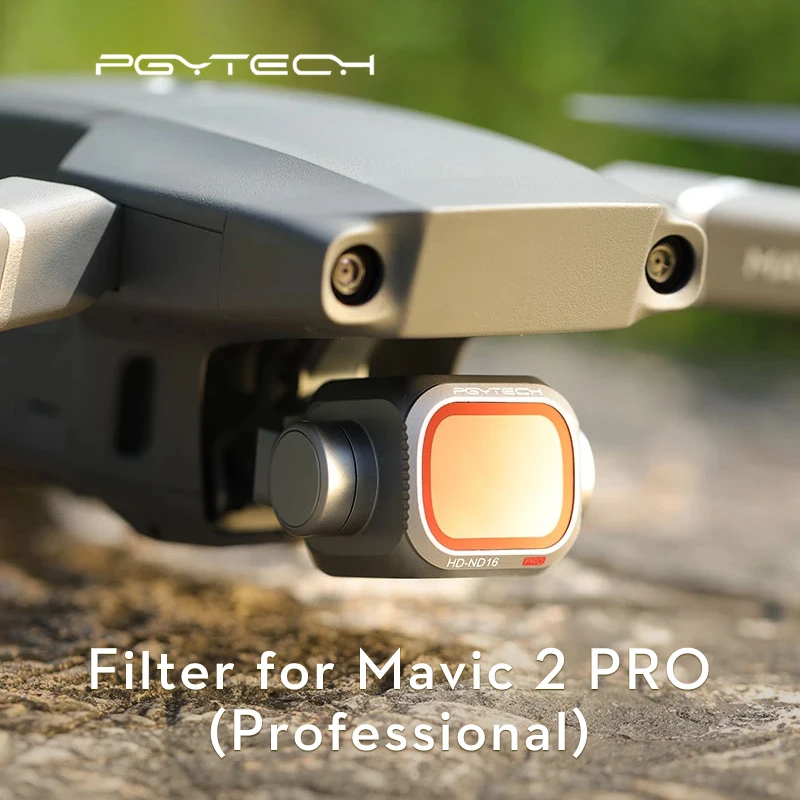 PGYTECH Mavic 2 Pro Camera Lens Filter Set ND8/16/32/64 PL ND8/16/32/64 GND8 Filters Kit for DJI