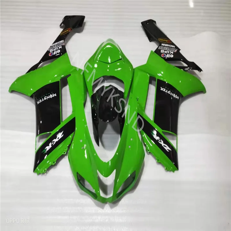 

High quality fairing kit for KAWASAKI ninja ZX6R ZX-6R 636 07 08 ZX 6R 07-08 ZX-6 2007 2008 green black motorcycle fairing se