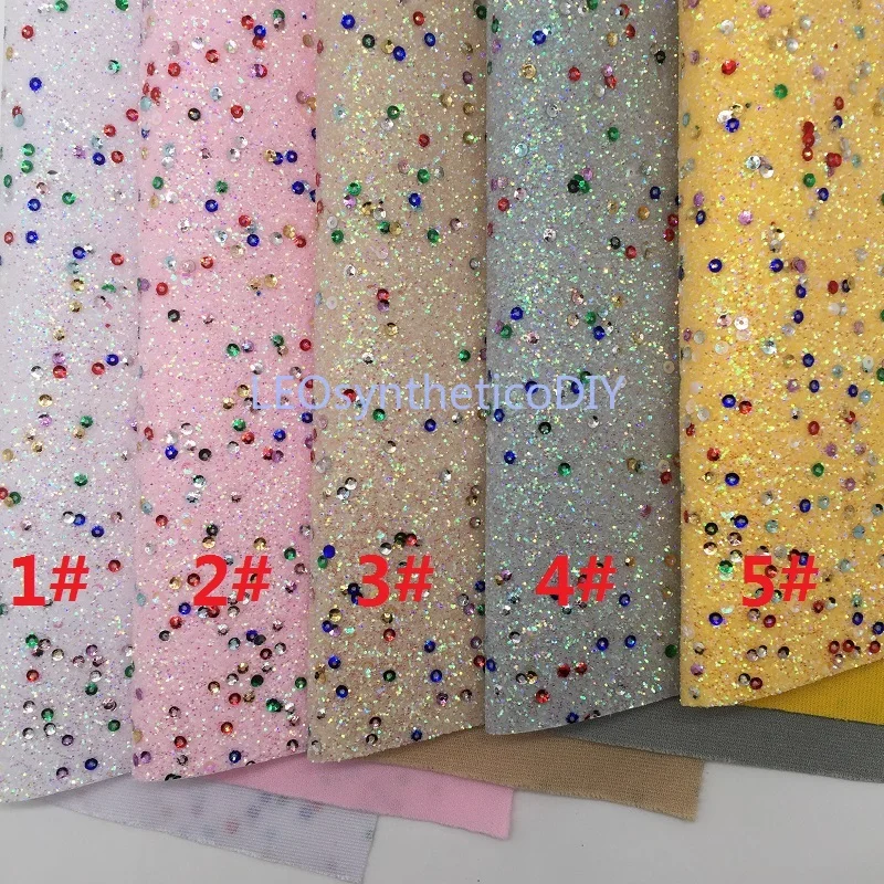 1 шт. 21X29 см неоновая блестящая ткань, массивная блестящая кожа, блестящая кожаная простыня для изготовления луков LEOsyntheticoDIY T337A