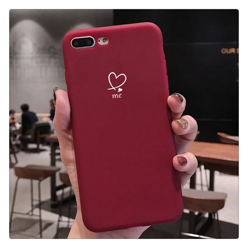 Высококачественный чехол с сердечками 1 5 мм для iPhone 6 6S 7 8 Plus 11 Pro X XR XS Max телефона