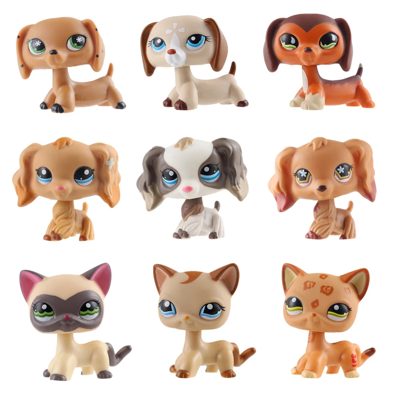 Редкий магазин домашних животных lps игрушка стоящая короткая шерсть кошка
