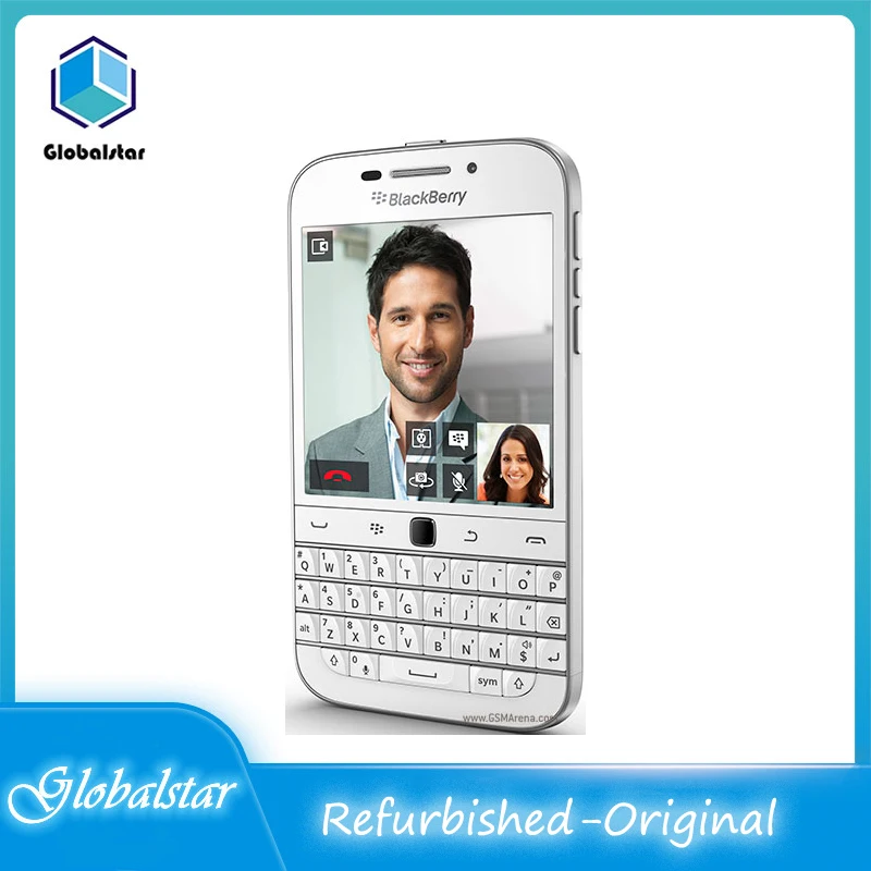 Восстановленный Оригинальный разблокированный сотовый телефон BlackBerry Classic Q20(-1 -2