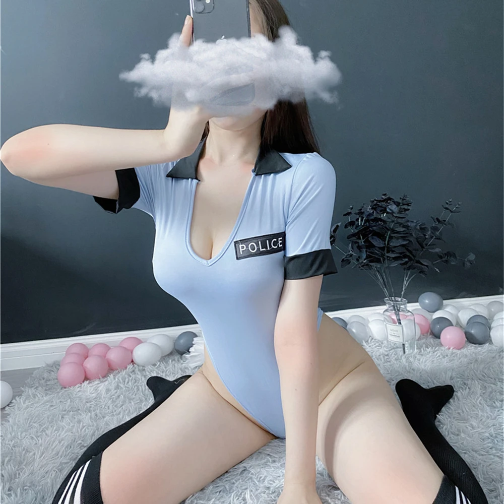 Сексуальный полицейский костюм женское нижнее белье для косплея униформа