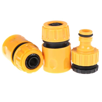 

3 pcs 1/2" 3/4'' Tap Garden Water Pipe sealing(Stop water) Connectors Hose Fittings Irrigation System For Water Gun Connector