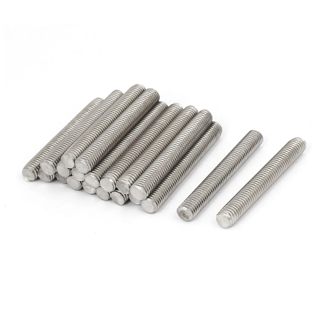 

M8 x 60mm 1.25mm Pitch 304 Stainless Steel Fully Threaded Rods Fasteners 20 Pcs