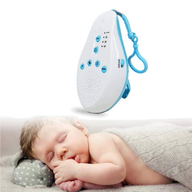 New Baby Sleep Soothers Sound Machine White Noise Record Voice Sensor