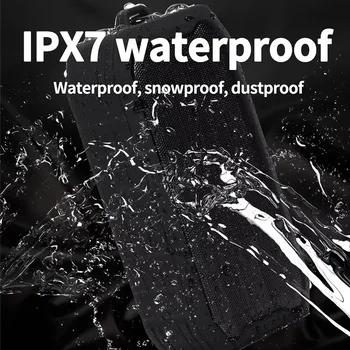 

Bluetooth Speaker Waterproof Portable fm radio Wireless Loud Outdoor Stereo Music Surround Water Resistance Subwoofer AUX input