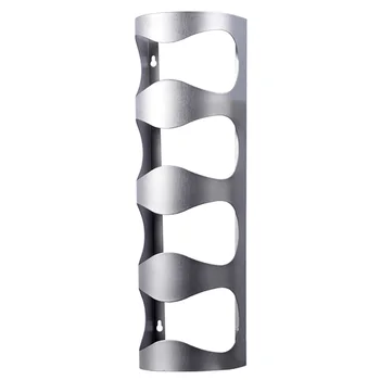 

4 Bottles Suspension Storage Organizer Stainless Steel Display Shelf Wall Bar Wine Rack Holders Display Stand Grape Wine Bottle
