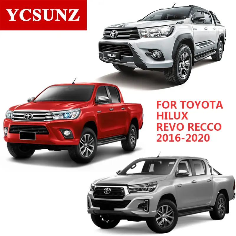 Рельсовая защита ABS накладки на рельсы для Toyota Hilux Revo Rocco 2015 2016 2017 2018 2019 2020 TruckMasters OX
