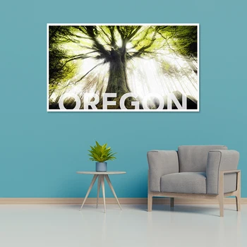 

Blue Sea and Idyllic Banyan Tree Landscape Poster Art Picture Poster Scenery Nature Canvas Wall Print Painting Nordic Decoation