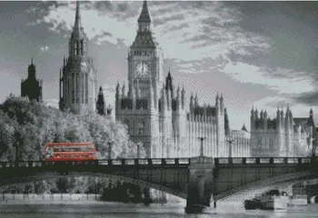 

new Embroidery Counted Cross Stitch Kits Needlework - Crafts 14 ct DMC DIY Arts Handmade Decor - Night bridge