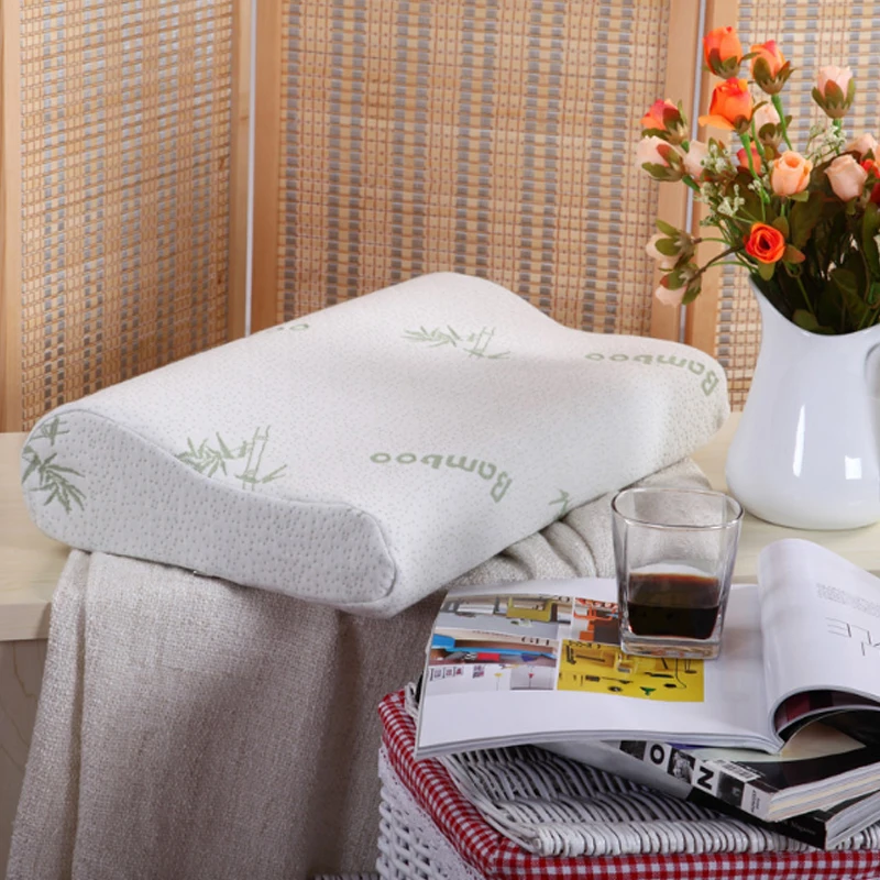 1 шт. ортопедические подушки, бамбуковые подушки для здоровья, подушка с эффектом памяти, высококачественные мягкие удобные вечерние подушки для сна, лидер продаж