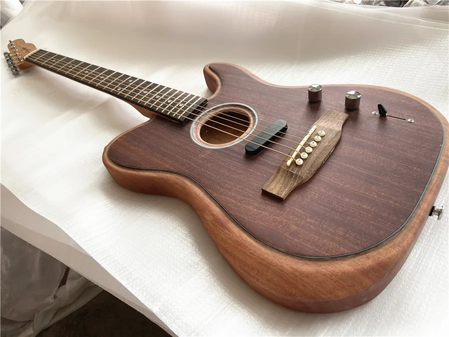 Highqualitymahoganywoodcolorelectricboxelectricguitarsound