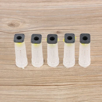 

10pcs Cap Beehive Plastic Beekeeping Cell Protector Beekeeper Equip Queen Bee Cage Protective Cover Rearing Prevent Bee Biting