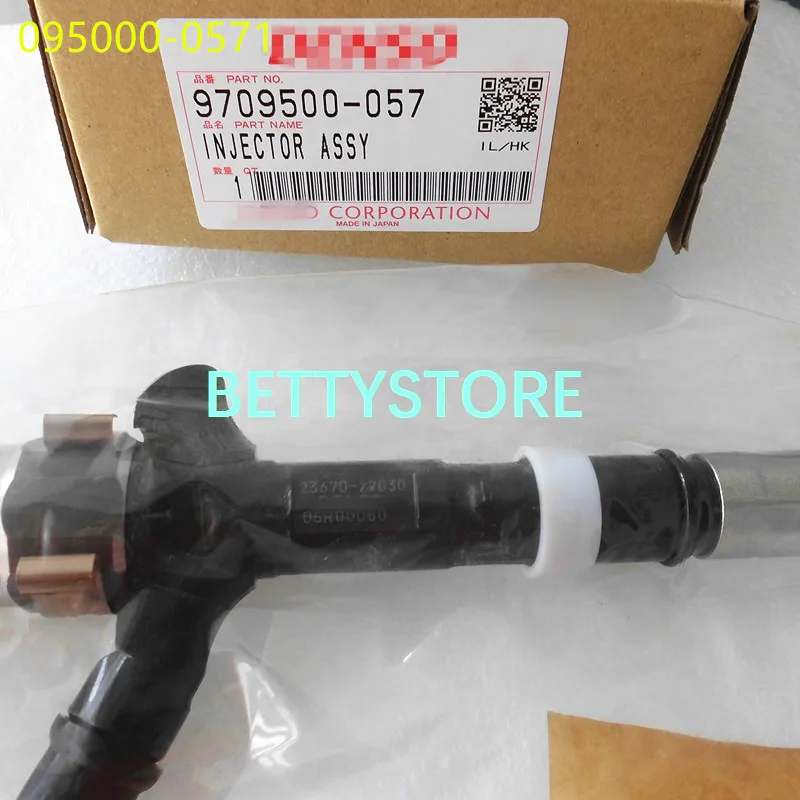 

100% Genuine and New original common rail injector 095000-057# 095000-0571 for 23670-27030