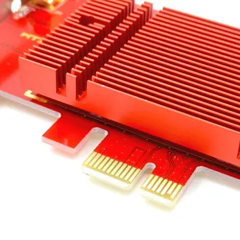 

NGFF wireless network card to PCIE desktop Adapter LAN With AX200 Antenna Card DW1560 Adapter Rotatable