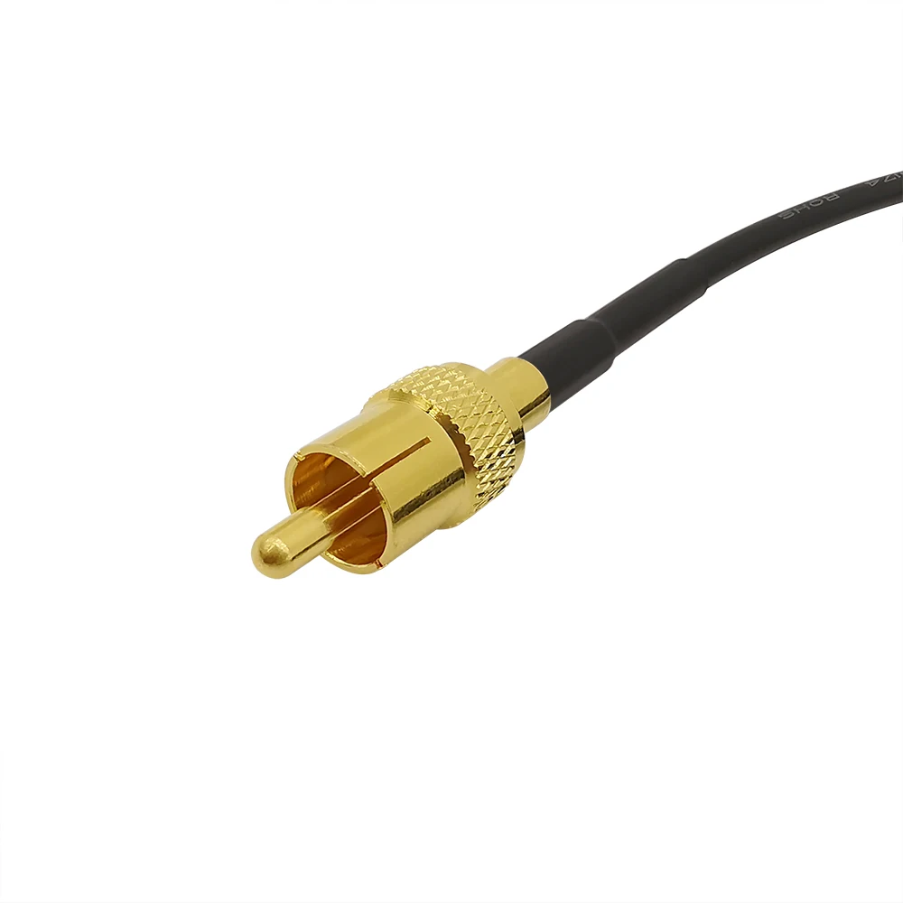 Smaオス-rca同軸コネクタ,50オーム,rg174ケーブル,TVアンテナ用RCA-SMA