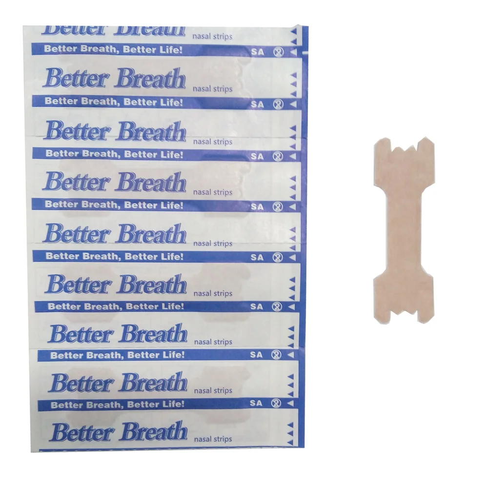 500pcs/lot Anti Snoring Strips Breathe Right Better Nasal Strips Right