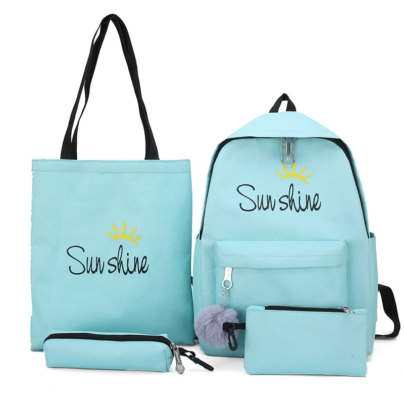 Школьные сумки 4 шт./компл. школьная сумка рюкзаки для детей школьная сумка для девочек mochilas escolares infantis
