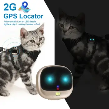 

For Dog & Cat Mini GPS Positioning Collar Children Anti-Lost Smart Tracking Device Waterproof Pet Locator For Kid Elderly Safe