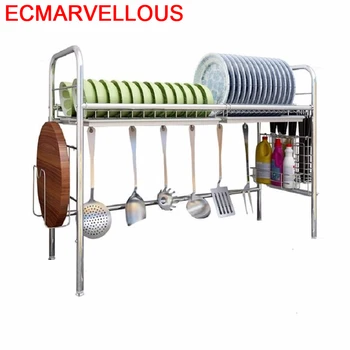 

Etagere Keuken Pantry Organizer Escurreplatos Cosinha Dish Drying Stainless Steel Mutfak Cocina Organizador Cuisine Kitchen Rack