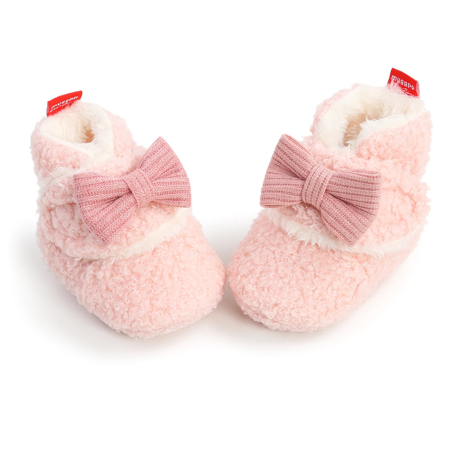 Newborn Shoes Winter Toddler Boots Baby First Walkers Warm Socks Baby Girls Boys Fluff Soft Snow Booties Unisex Crib Shoes