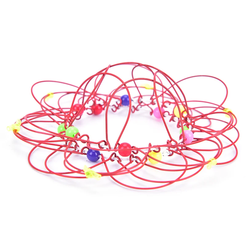 Details about   Magic Flow Iron Wire Ring 3D Toy Multiple Changes Mandala Flower Basket Toys^qi 