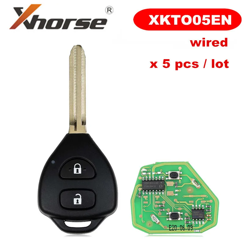 Проводной универсальный пульт дистанционного управления XHORSE XKTO05EN для Toyota Style Flat 2