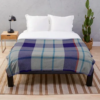 

Soft Blanket for Bed Sherpa Flannel Fleece Blanket Home Travel Sofa Soft Throw Blanket Millys Royal Blue Dance Dress Tartan
