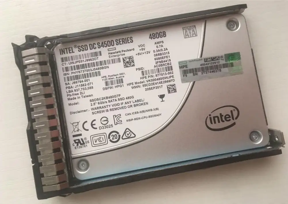 877746-B21 878846-001 877013-002 HPE 480 ГБ SATA RI SFF SC DS SSD | Компьютеры и офис