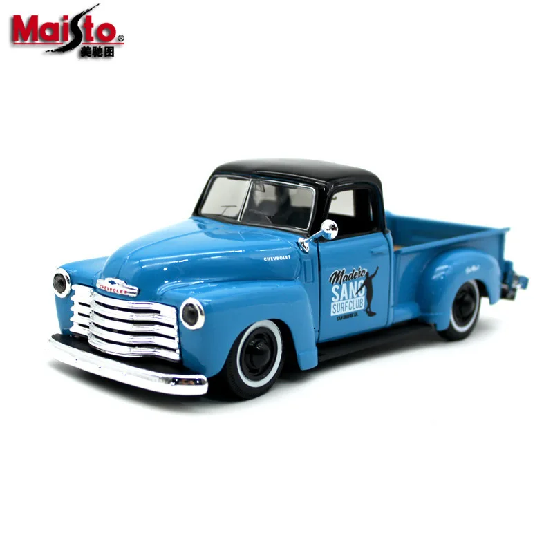 Maisto 1:24 Масштаб 1950 Chevrolet Pickup литье под давлением литая модель автомобиля украшение коллекция подарок детские игрушки Hotweels