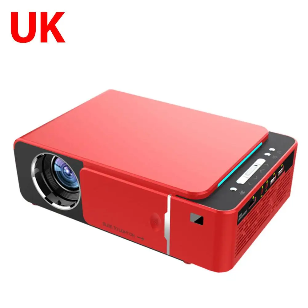 Мини Портативный светодиодный проектор 4K 1080P экран видео проектор с ИК USB Домашний кинотеатр с HDMI sd-картой порт для дома