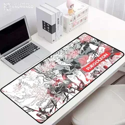 Trevo preto grande anime gamer tapete de mesa do computador personalizado mouse pad gaming para o escritório mesa mesa de desktop teclado mecânico gamers