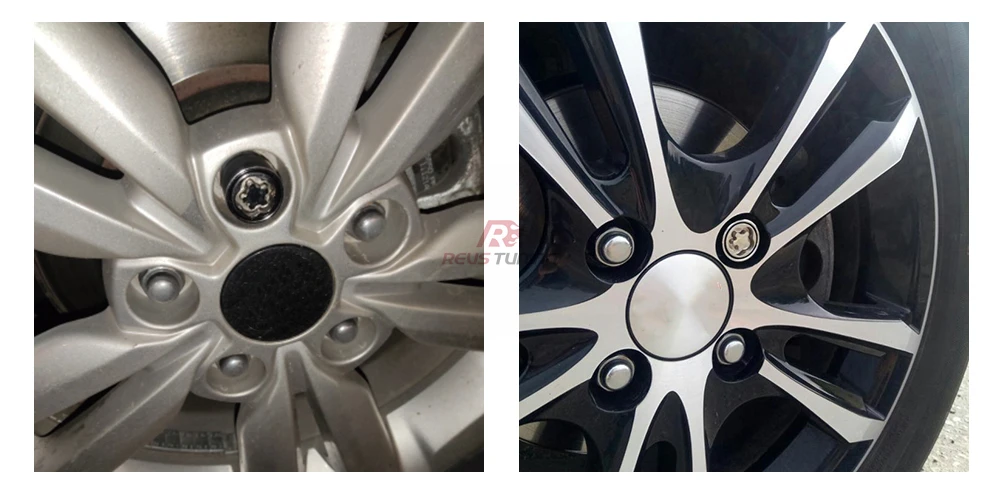 36mm M12x 1,5 M12x 1,25 Sicherheit Anti Theft Stahl Spezielle Schlüssel Auto Sperr Radmuttern Lock Mutter – Detail 3