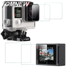 GoPro Hero 4 объектив камеры светодиодный экран Защита от царапин Взрывозащищенная защитная пленка GoPro аксессуары протектор