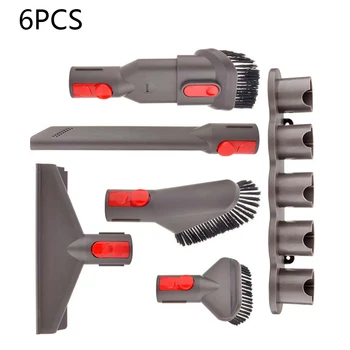 

6pcs Bracket Cleaning Brush Kit For Dyson V10 V8 V7 V11 Vacuum Cleaner 6-piece Set For Dyson V10 V8 V7 V11 Brush Holder Holder