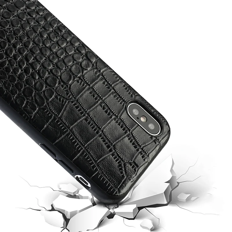 LANGSIDI чехол из натуральной кожи для iphone 6s plus 7 8 X XS XSmax XR индивидуальная защита от падения