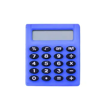 

Portable Candy Color Electronic Mini Calculator Calculator Students School Use