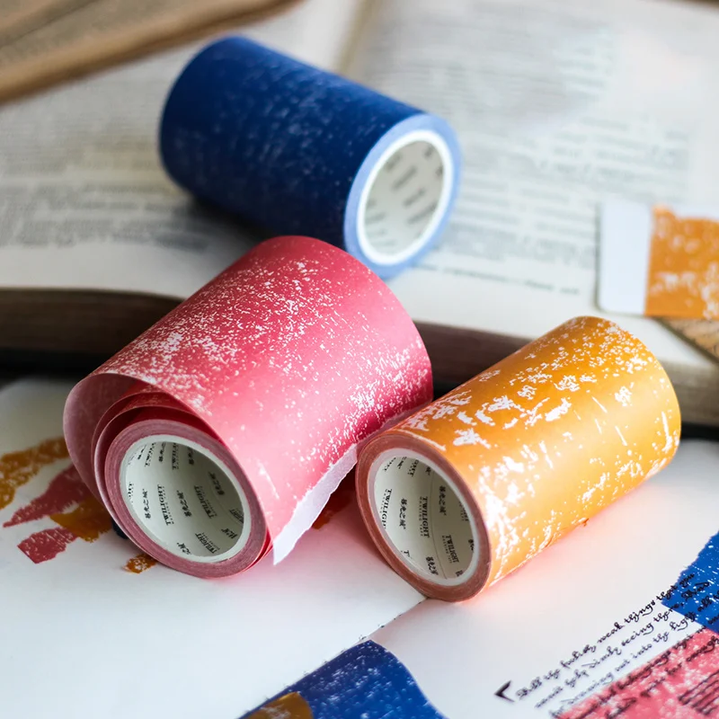 

Retro Three Primary Colors Series Paper Washi Tape 68mm Masking Tapes Book Diary Album Gift Household Decorative Stickers H6198